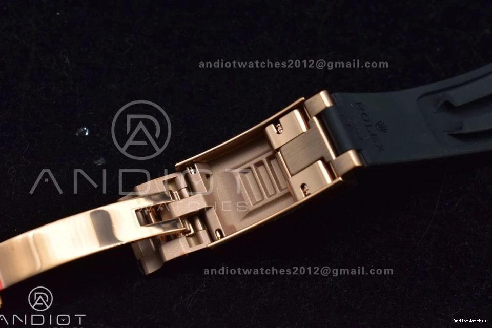 Edition Strap Best TimelessDesign Black VS on 1:1 VSF 1220 Yacht-Master Ceramic 126655 Oysterflex Bezel Rubber 0119